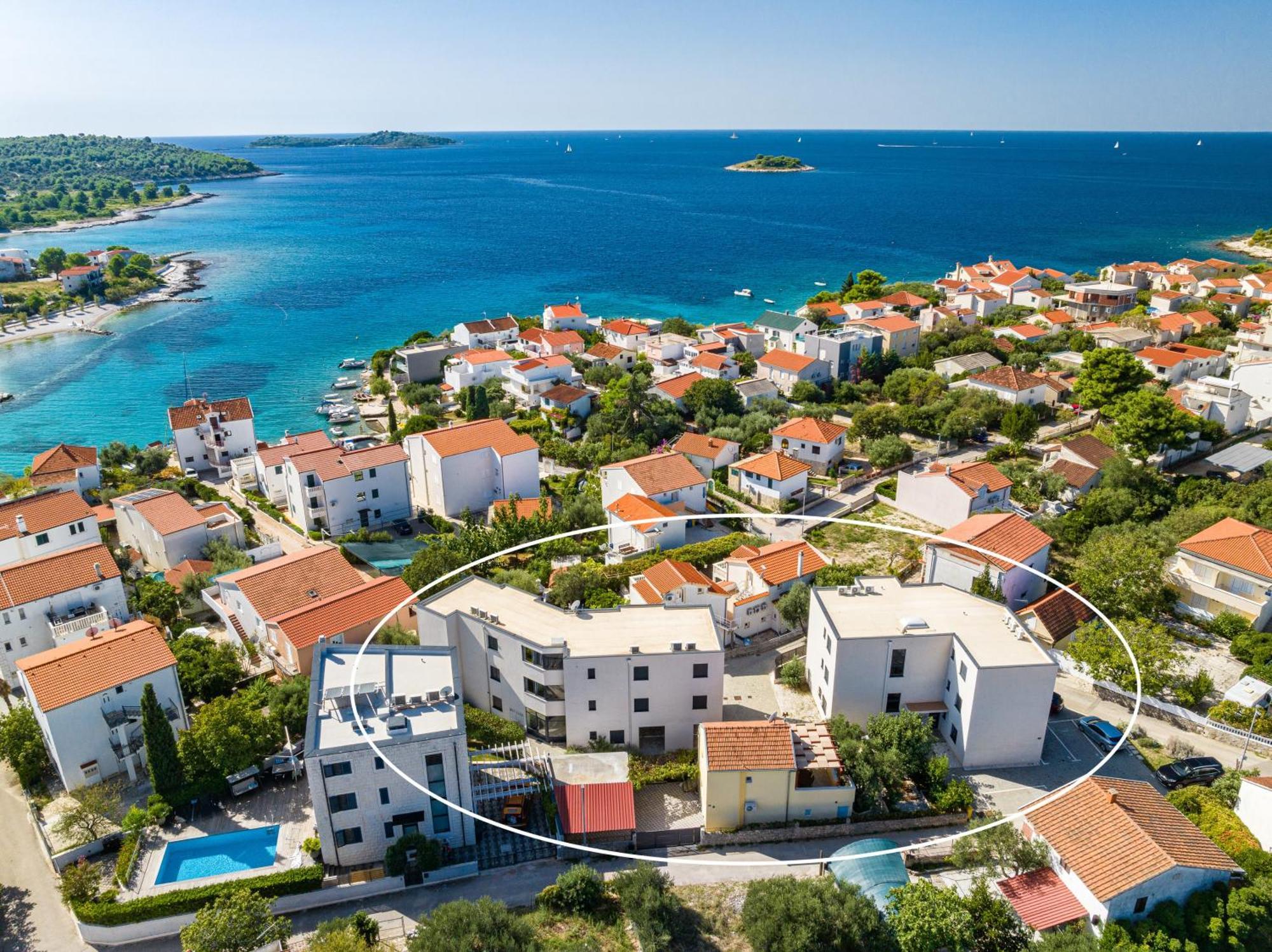 Apartments Boomerang Rogoznica  Exteriör bild